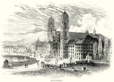 Einsiedeln (gravure) door English School