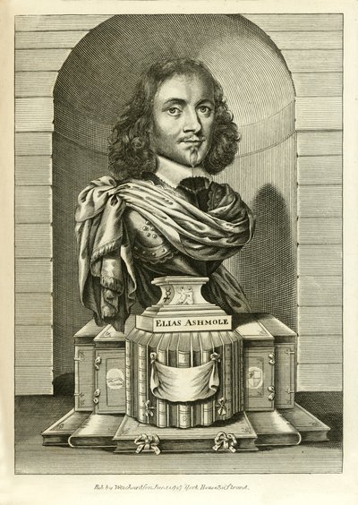 Elias Ashmole door English School