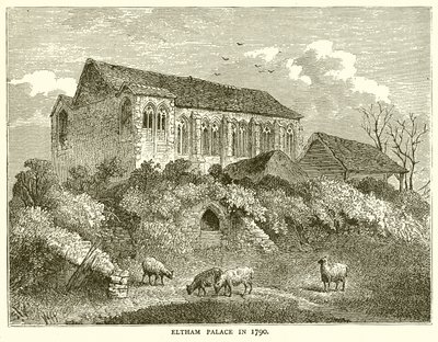 Eltham Paleis in 1790 door English School