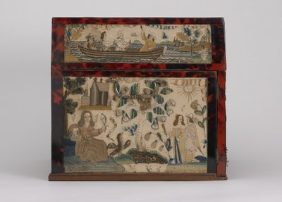 Geborduurde kist, ca. 1660 door English School