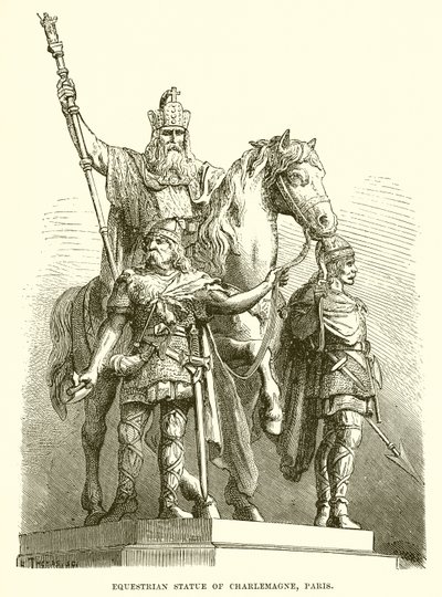 Ruiterstandbeeld van Karel de Grote, Parijs door English School