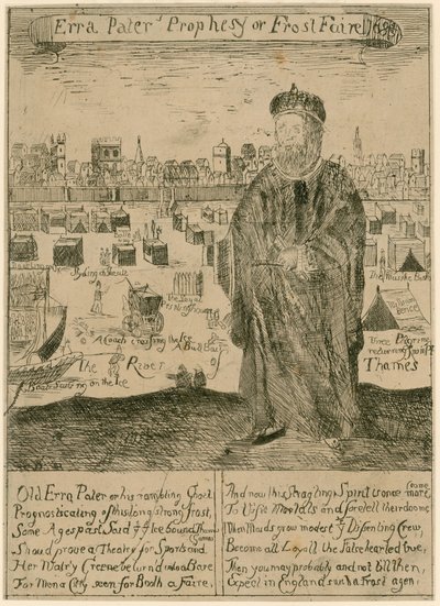 Erra Paters Profetie van Frost Fair 1685 door English School