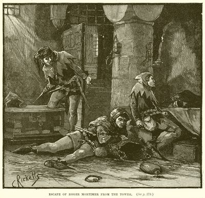 Ontsnapping van Roger Mortimer uit de Tower door English School
