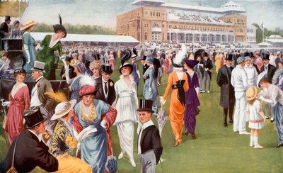 Eton en Harrow Cricketwedstrijd op Lords door English School