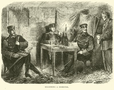 Onderzoek van een deserteur, februari 1871 door English School