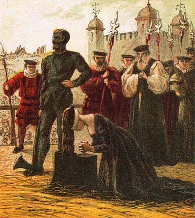 Executie van Lady Jane Grey door English School