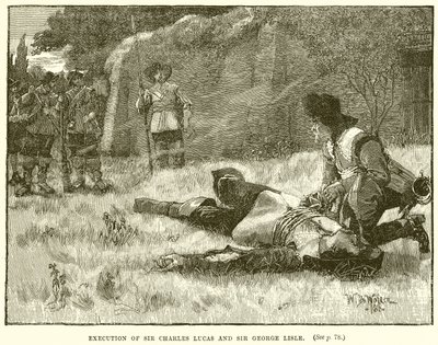 Executie van Sir Charles Lucas en Sir George Lisle door English School