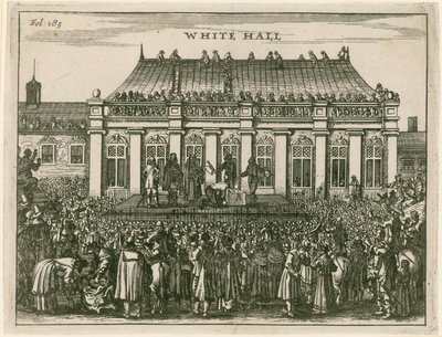 Executie van koning Karel I in Whitehall door English School