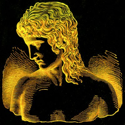 Extreem van etnische divergentie - Hoogste type - I: Eros van Praxiteles, illustratie uit Met de Mensen van de Wereld door John Clark Ridpath, gepubliceerd 1912 door English School