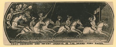 Feeënkoeriers en kinderjockeys in de grote ponyraces door English School