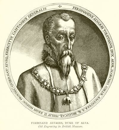 Ferdinand Alvares, Hertog van Alva door English School