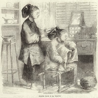 Haar fixeren à la theepot door English School