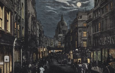 Fleet Street en St Pauls, Londen door English School