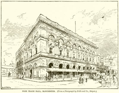 Free Trade Hall, Manchester door English School