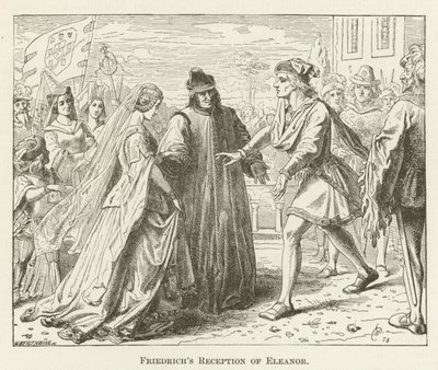 Friedrichs ontvangst van Eleanor door English School