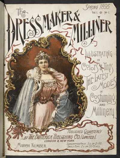 Voorkant. De Kleermaker en Hoedenmaker. 1895 door English School