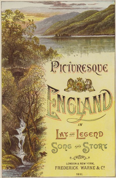 Frontispice voor Picturesque England door L Valentine door English School