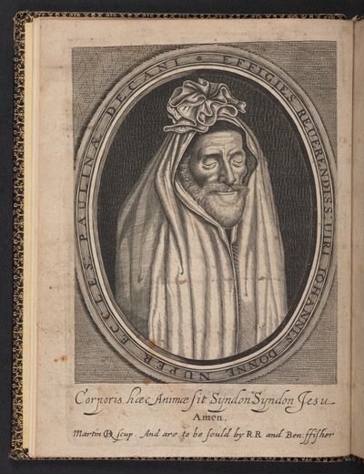 Frontispice uit Deaths Duell van John Donne door English School