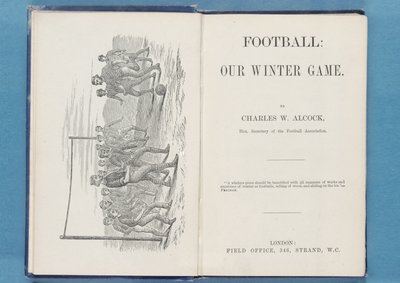 Frontispice uit Voetbal: Ons Winterspel, door Charles W. Alcock, 1874 door English School