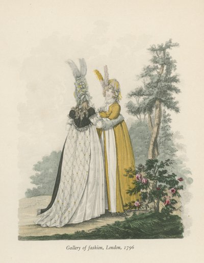 Gallery of Fashion, Londen, 1796 door English School