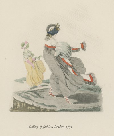 Gallery of Fashion, Londen, 1797 door English School