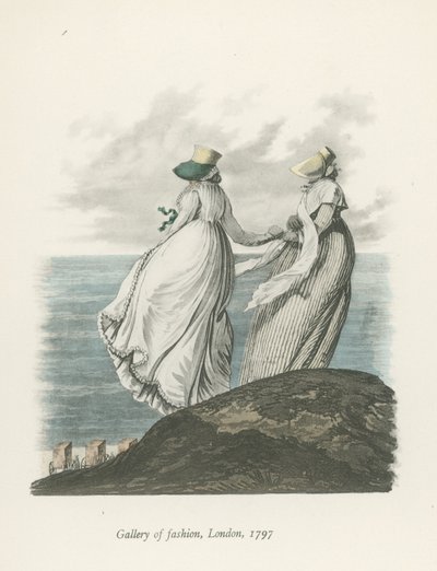 Gallery of Fashion, Londen, 1797 door English School