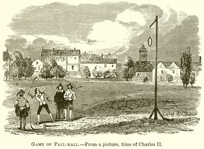 Spel van Pall-Mall door English School