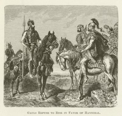 Galliërs weigeren op te staan ten gunste van Hannibal door English School