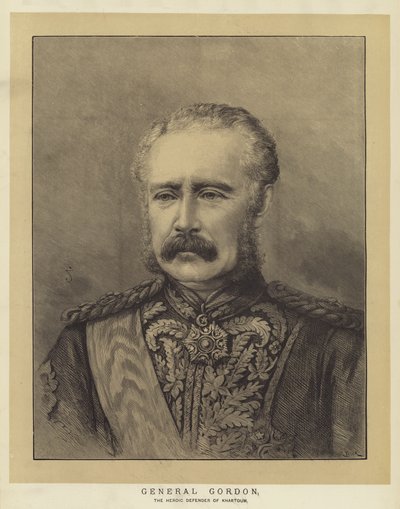 Generaal Gordon, de Heroïsche Verdediger van Khartoum door English School