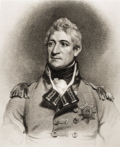 Generaal Sir Thomas Picton (1758-1815) door English School