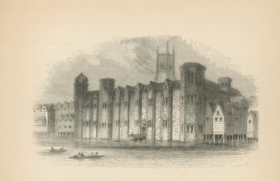 Algemeen beeld van Baynards Castle door English School