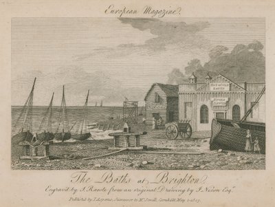 Algemeen uitzicht op de Baden in Brighton door English School