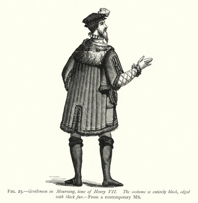 Heer in rouw, tijd van Hendrik VII door English School