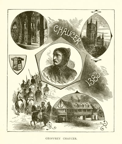 Geoffrey Chaucer door English School