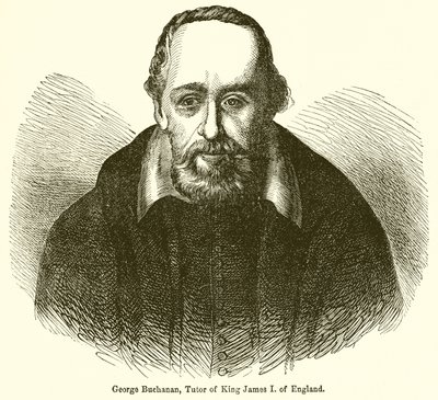 George Buchanan, leraar van koning Jacobus I van Engeland door English School