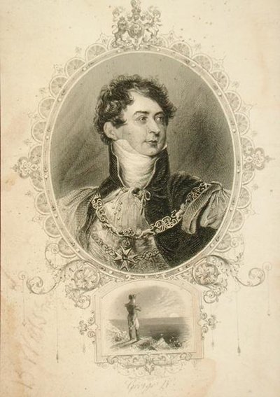 George IV (1762-1830) koning van Groot-Brittannië, Ierland en Hannover door English School