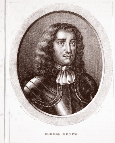 George Monck, toegeschreven aan Delavera, gegraveerd door de Ducarme door English School