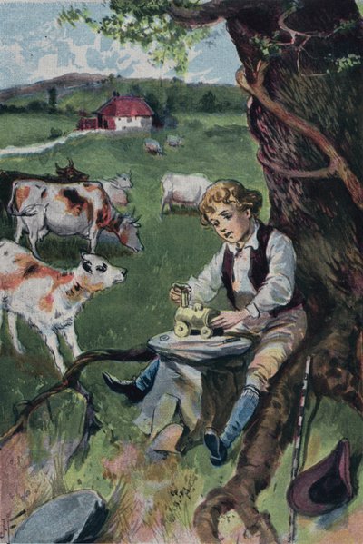 George Stephenson giet een motor door English School
