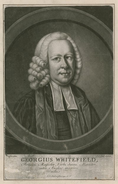 George Whitefield, MA, een van de oprichters van het Methodisme door English School