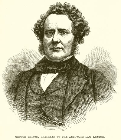 George Wilson, Voorzitter van de Anti-Corn-Law League door English School