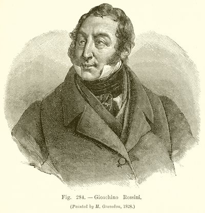 Gioachino Rossini door English School