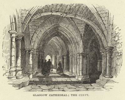 Glasgow-kathedraal, de crypte door English School