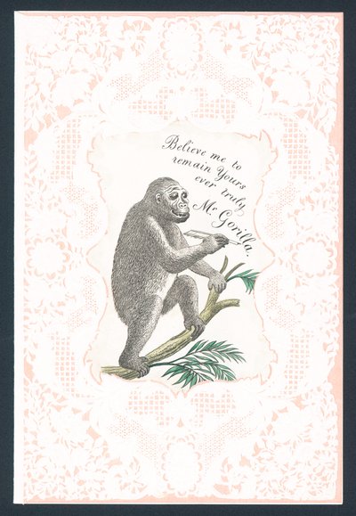Gorilla Valentijnskaart door English School