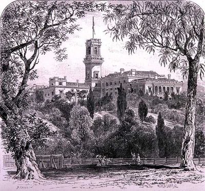Regeringshuis, Melbourne, Australië, uit 