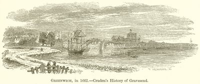 Greenwich, in 1662.--Crudens Geschiedenis van Gravesend door English School