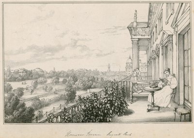 Hannover Terrace, Regents Park, Londen door English School