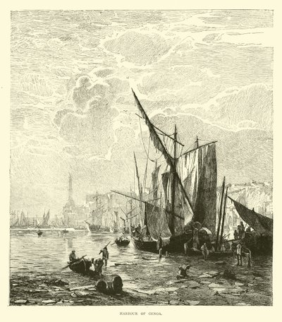 Haven van Genua door English School