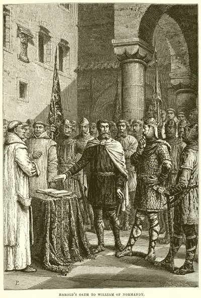 Harolds Eed aan Willem van Normandië door English School