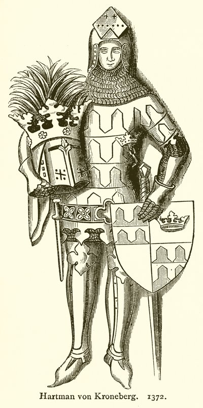 Hartman von Kroneberg. 1372 door English School