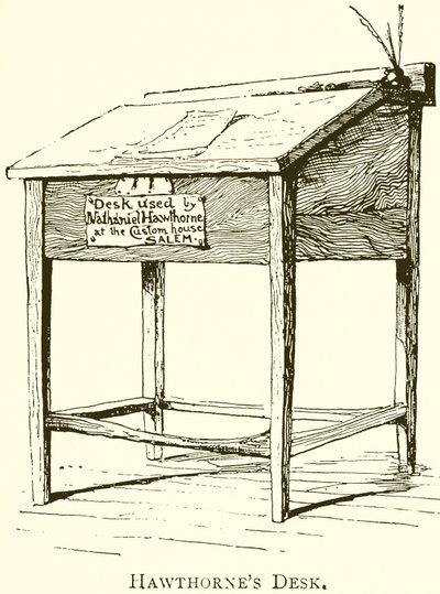 Hawthornes Bureau door English School